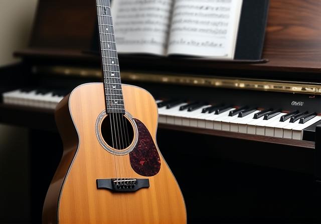 Acoustic guitar and digital piano rental
